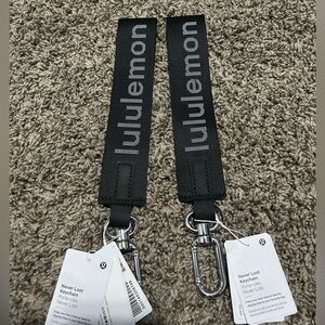 2 lululemon keychains